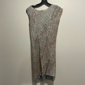 Missoni Collection iconic metallic zig zag dress